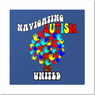 Navigating Autism Awareness & Acceptance Posters and Art